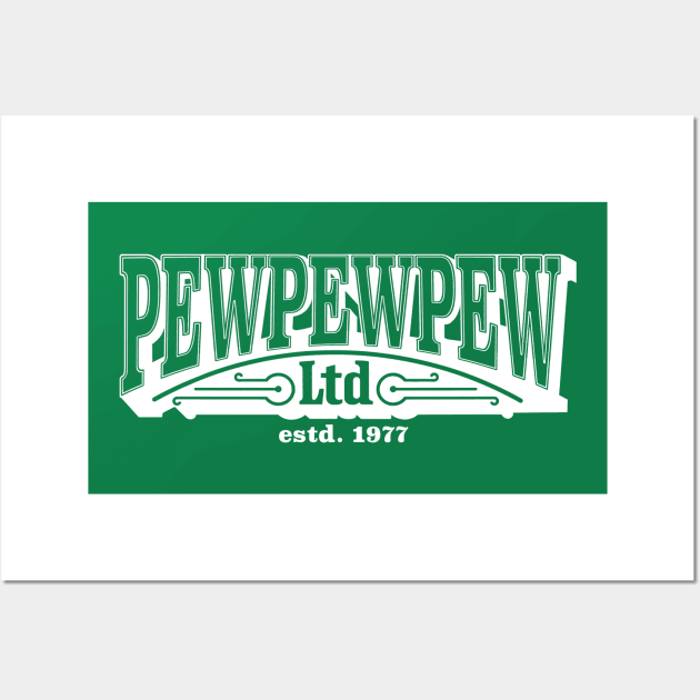 PewPewPew WH Wall Art by PopCultureShirts